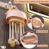 Makeup Brush Cleaner Mat,3 in 1 Upgraded Foldable Silicone Makeup