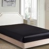 Silky Satin Fitted Sheet Only Classic Luxury Silky Soft Bed