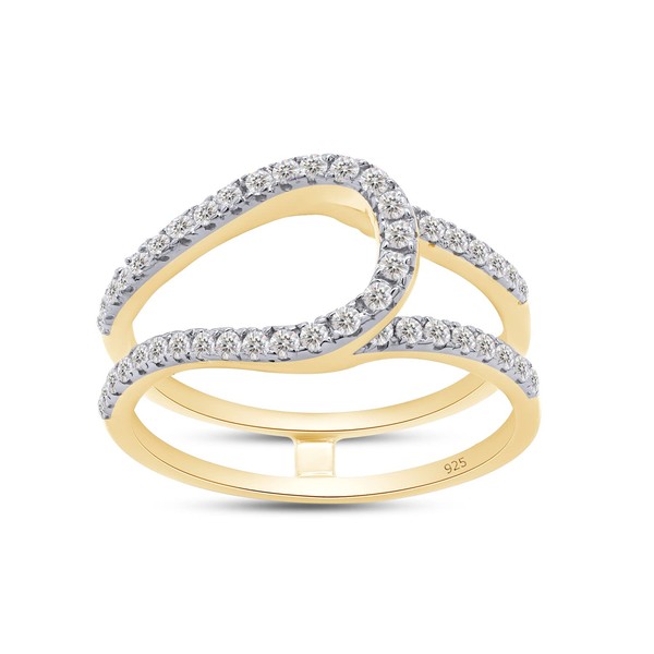 SAVEARTH DIAMONDS 0.30 Carat Round Cut Lab Created Moissanite Diamond