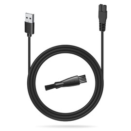 uijino Ceenwes Dog Clippers Charger Cord, 5V USB Charging Cord for CEENWES Cat Grooming Clippers, Replacement Charging Cable Line for Pet Hair Trimmers with Shaver Cleaning Brush, 3.3ft Power Cord