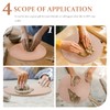 Pottery Bats Clay Wedging Board Fiberboard Pottery Round Wheel Bats