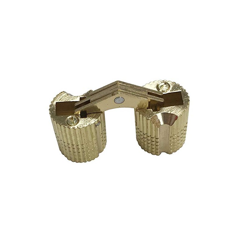 SOSS Barrel Hinge, Solid Brass, 14mm (4)