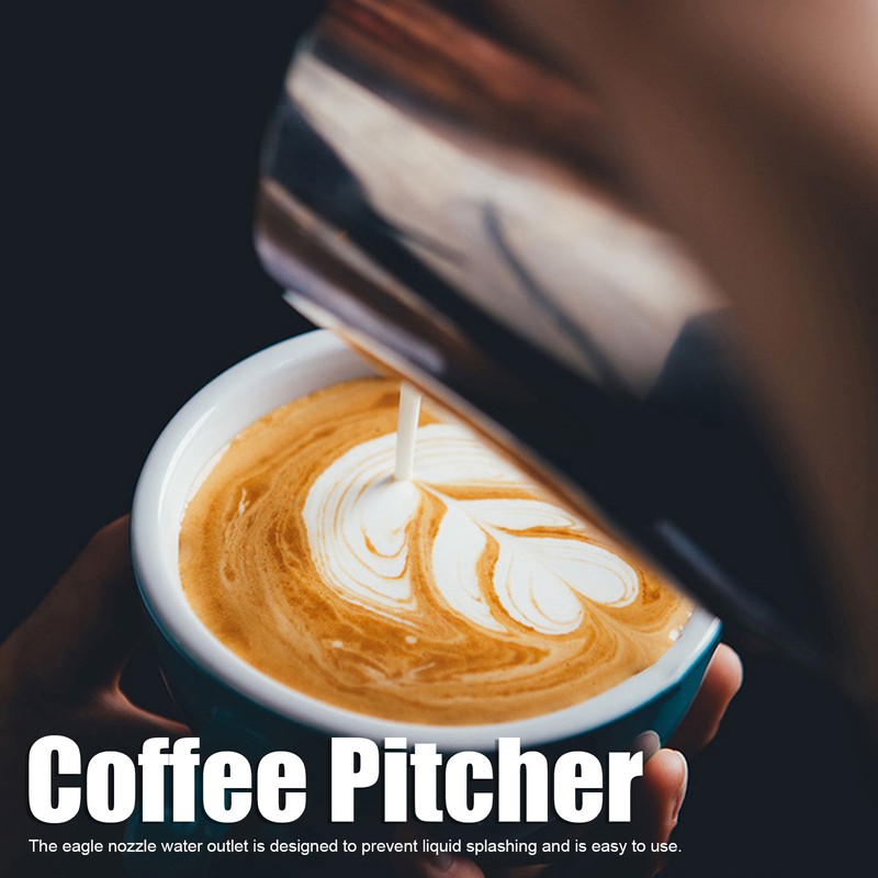 Thicken 304 Stainless Steel Coffee Frothing Pitcher Cup Frother Jug