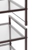 SIMPLE HOUSEWARE 3-Tier Stackable Mesh Shoe Rack, Bronze