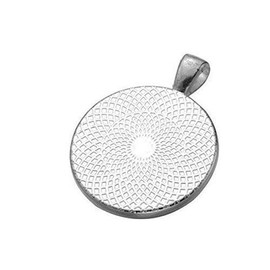 Eleven Eggo Waffle 1 inch Silver Plated Pendant Necklace