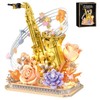 Mini Building Blocks Sets Flower Saxophone - 1000+PCS Musical Instrument