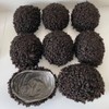 10mm Curly Swiss lace toupee for men implant patch Afro
