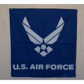 USA US U.S. Air Force USAF Wings 22"x22" Cotton Bandana