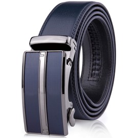 Access Denied Leather Ratchet Belts For Men - Mens Belt With Automatic Sliding Buckle For Suits, Jeans And Uniform - Designed In The USA - Gifts For Men