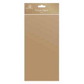 BG Xmas Christmas Tissue Paper, Metallic Gold - Pack of 8 Sheets