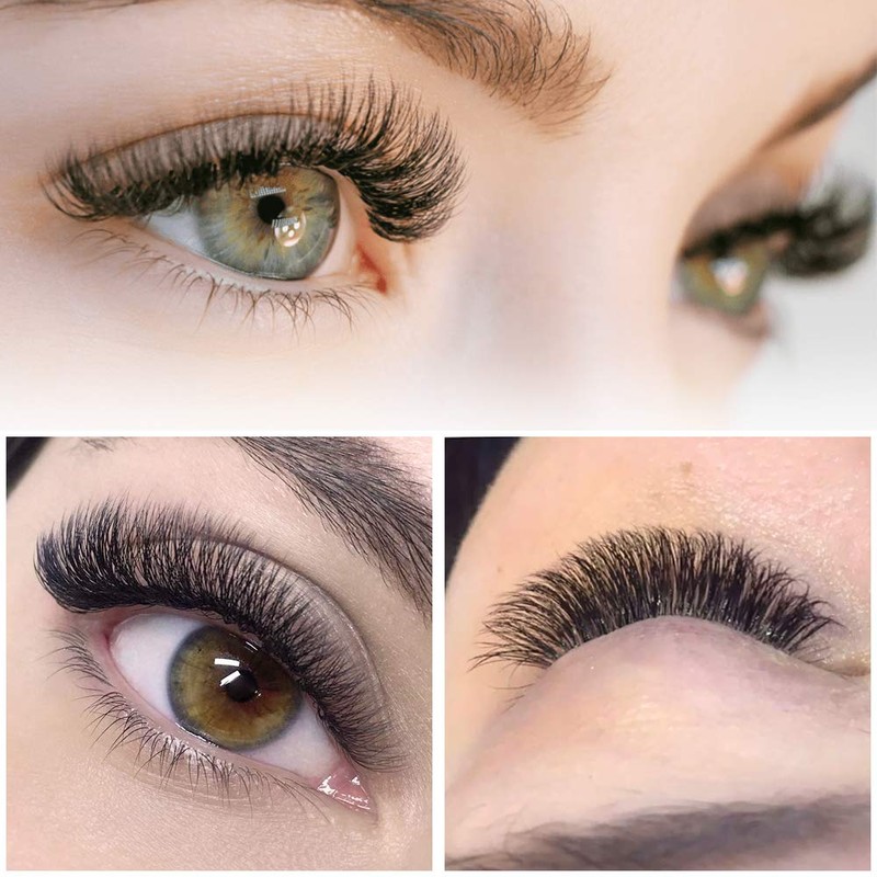 3D-D-0.10 Ready-Made Eyelash Fan 3D, 4D, 5D, 6D Pre-Faned Volume