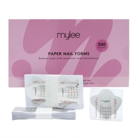 Mylee 500Pcs Nail Paper Forms - Professional Nail Art Tools (Flat Pack)