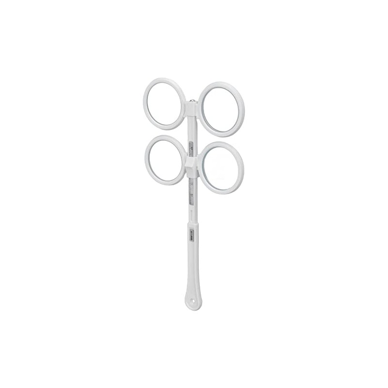 Optometry Flip, Professional Portable White Plastic Optical Flipper for Amblyopia