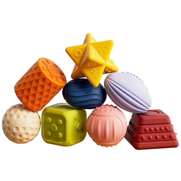 TUMAMA Baby Ball Sensory Toy, Gripping Ball for Babies, Textured
