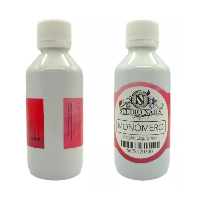 Studio Nails Monomero 4oz Para Uñas De Acrilico By Studio