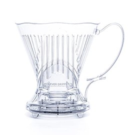 Clever Coffee Dripper, Pour Over Coffee Maker with Filters Included, 18 oz (Clear)