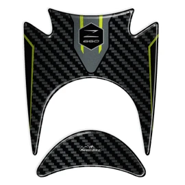 Resin Bike Motorcycle 3D Stickers Compatible with Kawasaki Z650 2024 Black. Key Area Protection from Impact and Scratches. Sticker 3D Resin Gadget Moto