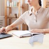 AMANDELIZABE 2 Pack Clear Acrylic Business Card Holder with 4