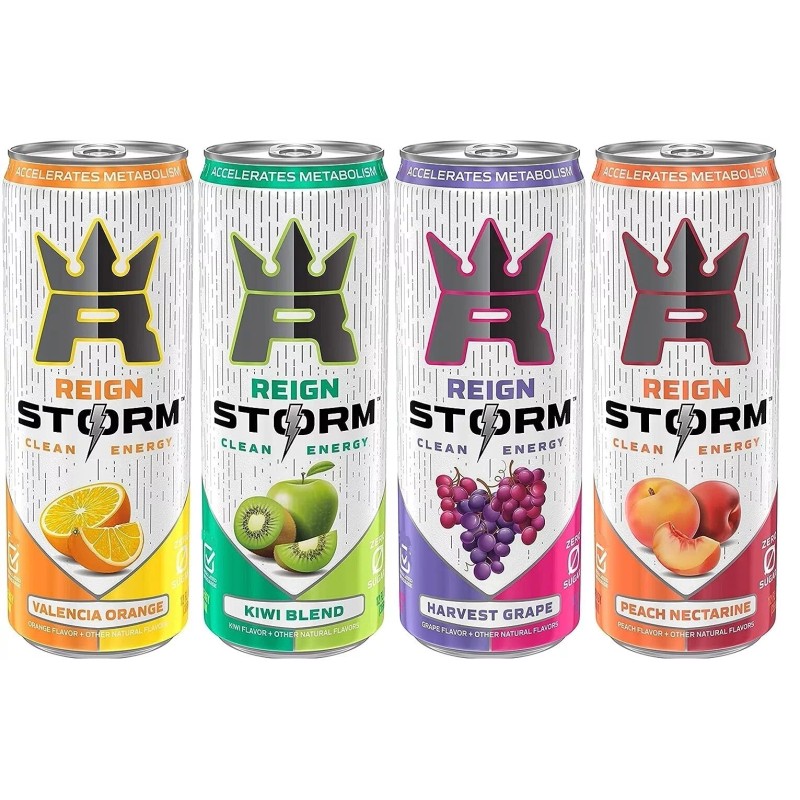 REIGN Storm Energy Drink Variety Pack 12ounce (Pack of 16)