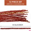 SATVIK Akhand Diya Cotton Wicks - 12pcs, 16 Inch Long,