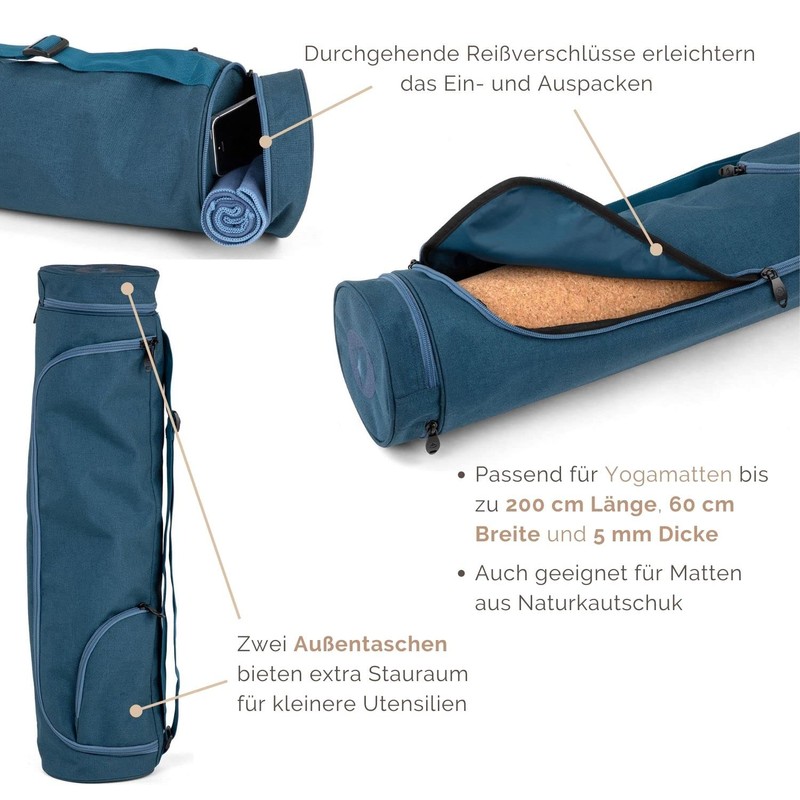 Bodhi ASANA Bag 60 Yoga Bag, Splash-proof Sports Bag, Outer
