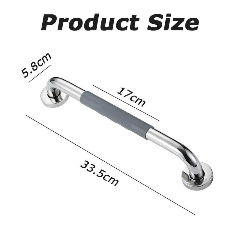 201 Stainless Steel Grab Bar Bathroom, Heavy-Duty Shower Hand Rail,