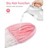 Auban Shower Cap, Shower Cap for Women Terry Cloth Lined