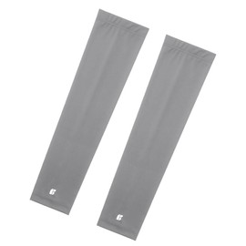 epicday Arm Cover, UV Protection, Cool to Contact, Cool, Long Length, UV Arm Cover, Sun Protection, Women's, Men's, Summer, UV Protection, Large Size, gray (light gray)