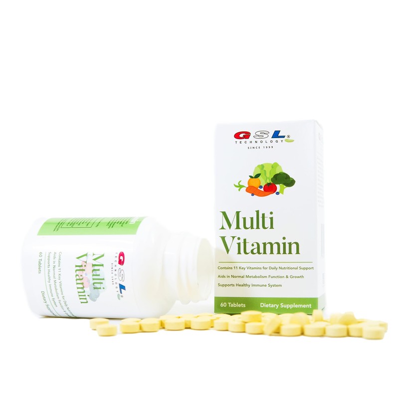 GSL Technology Multi-Vitamin | Contains 11 Key Vitamins for Daily