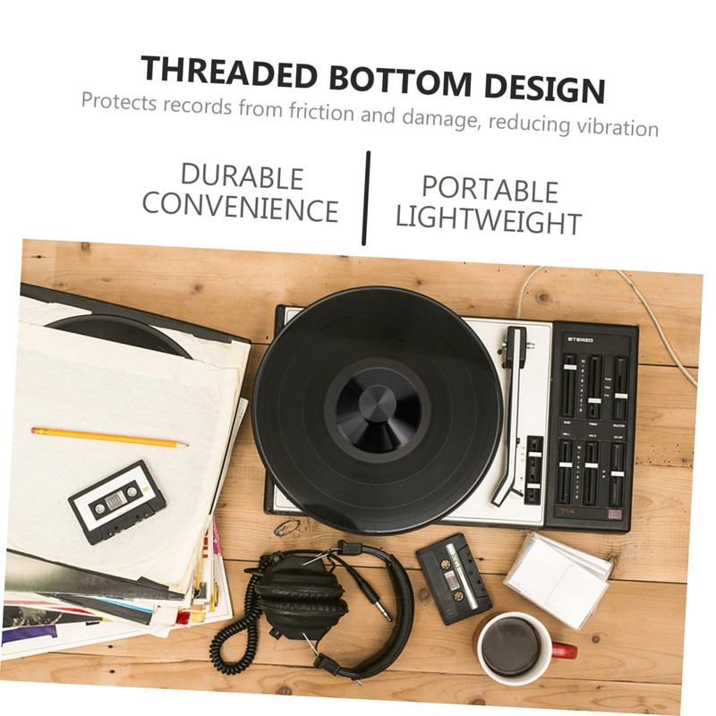 Operitacx Turntables Stabilizer Disc Stabilizer Record Clamp Vinyl Weight Record