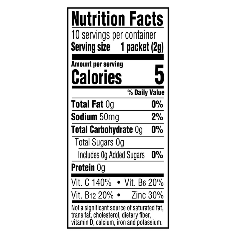Crystal Light Pure Immunity Blueberry Pomegranate Drink Mix, 10 ct