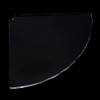 2 Pcs Acrylic Radial Corner Shelf Wall Mounted Floating Shelves