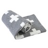 mimixiong Baby Blanket Knitted Double Layer Soft Blankets,Cross Swiss Pattern