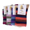 Set of 4 Pairs of Women's Mid-Calf Socks, Soft and