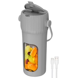 Rosenstein & Söhne Smoothiemaker: Power Cordless Drink Mixer 100 W, 6 Blades, 1500 mAh, BPA-Free, USB-C (Chopper Kitchen Electric, Smoothie Mixer To Go)