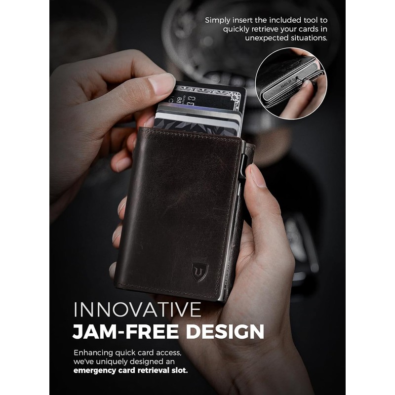 LORZOR Minimalist Wallet for Men with Credit Card Holder, Finest