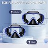 Diving mask Anti-Fog Swimming Snorkel mask Suitable for Adults Scuba