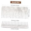 VICASKY 1Pc Wide Tooth Detangling Comb Fashionable Acetate Hair Salon