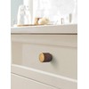 Goo-Ki 6 Pack Knurled Antique Brass Cabinet Knobs Vintage Bronze