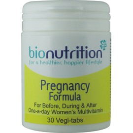 Bio Nutrition Pregnancy Formula : One-A-Day : Women's health multivitamin and mineral : 30 vegi-tabs