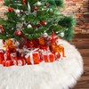 NTMY Christmas Tree Skirts, 36 Inch Faux Fur White Tree
