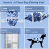 UNIPUP Dog Cooling Vest – Lightweight Pet Cooling Shirt 3D