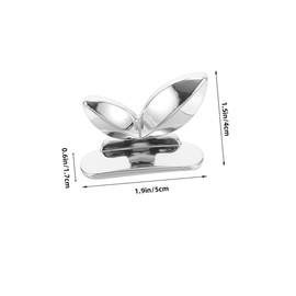 LALAFINA 2 Pcs Acrylic Butterfly Toilet Seat Lid Lifter No Touch Handle with Nonslip Grip Durable Lightweight Toilet Bowl Screw Cap Covers for Home Office Public Restrooms