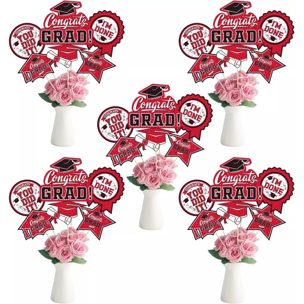 Gatherfun 30PCS Graduation Party Decorations Class of 2023 Congrats Grad