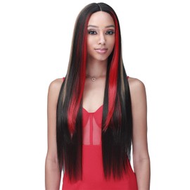 Bobbi Boss Human Hair Blend 5 inch Deep Part HD Lace Front Wig - MBLF31 EILISH (HL613/46)