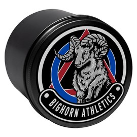 Bighorn Athletics Aluminium Black Pro-Series Tin Can Holder for Athletic Finger Tape, Medium (Tape Sold Separately)