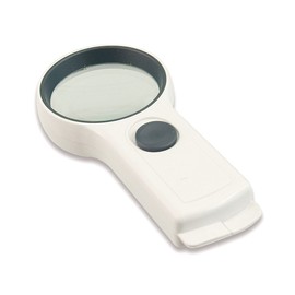 EZOptix 4X 65mm Handheld Illuminated Pocket Magnifier with LED Light