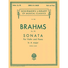 Brahms Sonata in A Major Op 100 Violin and Piano Sheet Music NEW 050258560