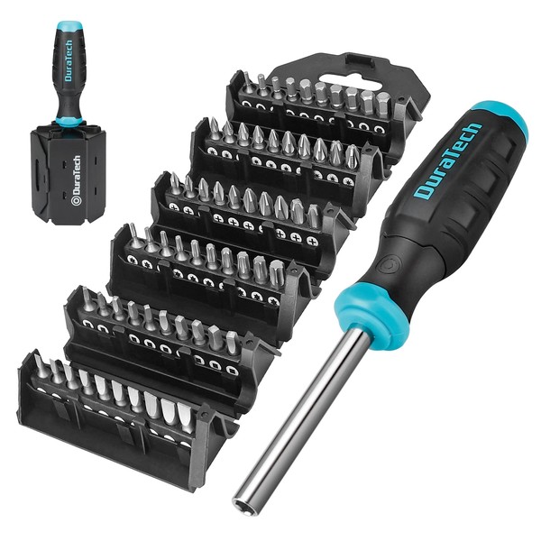 Duratech Screwdriver Set, Replacement Screwdriver, Set of 60, Magnetic Screwdriver,