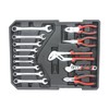 White Aluminum Trolley Case Tool Set, Silver Hand Tool Box